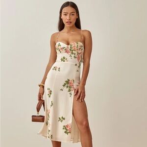 Reformation Juliette Marcona Midi Dress
